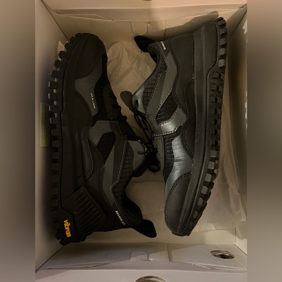 Brandblack All Black Reflective Trail Sneakers Vibram Sole Unisex (mn 7/wm 8.5) - Picture 2 of 12